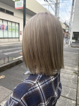 アズールサン 草加西口店(azule-sun) ダブルカラー,ブリーチ,グレーベージュ,グレージュ【草加】