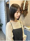 ロング卒業！パツっとくびれボブ