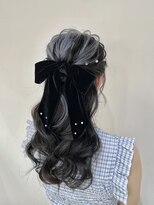 ヘアセットサロン クリアリティ(clarity)&nbsp;サイドまとめハーフアップ