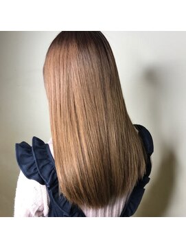 ヘアーズ ギャラリー 米子店(Hair's Gallery) うる艶ストレート/大人かわいいヘア/うる艶髪ミルクティアッシュ