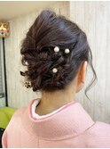 卒業式袴　ヘアセット