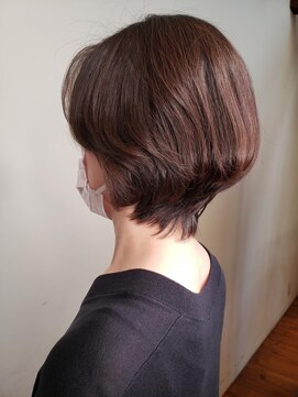 トップヘアー ガーデンヴィラ 安城(Garden Villa) グラボブ+パーマ/ニュアンスカラー/グレーベージュ