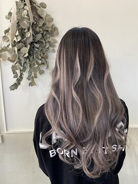 ボアップ 新居浜店(boappu) #プルエクステ #ロング #ハイライト #ハイトーン