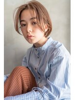 オースティン 調布アミックス(AUSTIN)&nbsp;大人かわいい前髪セシルカットココアブラウンフリンジウェーブ