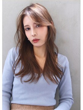 ブラン 広島八丁堀(Blanc) 【Blanc】キャラメルベージュ＿レイヤーロング716