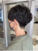 メンズスパイルパーマ