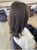 レイヤーカット×ベージュ【大分】
