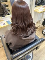 イオエ(ioe)&nbsp;前髪/アンブレラカラー/こなれミディ/イメチェン/ウェーブパーマ