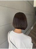 美髪ストレート　ボブ　ビフォーアフター