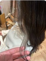 ヘアーショップ エヌアンドエー 越谷店(hair shop N&A) イヤリングカラー・大人ミディ・チョコレート