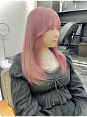 【◎甘くてカワイイ◎】韓国風《くすみピンク》ケアブリーチ
