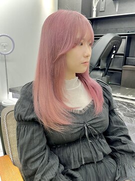 チュダック(ChuDuck) 【◎甘くてカワイイ◎】韓国風《くすみピンク》ケアブリーチ