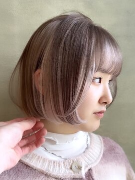 ダブ ギンザ(DaB ginza) ホワイトベージュ/インナーカラー/ケアブリーチ/銀座