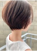 ふんわりショート小顔ヘア簡単スタイリングツヤ髪スタイリング