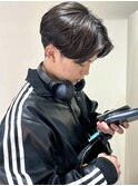 【センターパート】ニュアンスパーマ