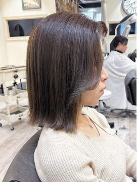 ジュレベール(JurerBelle) 【ジュレベール 汲田】プツっとボブスタイル