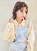 今っぽいボブウルフ