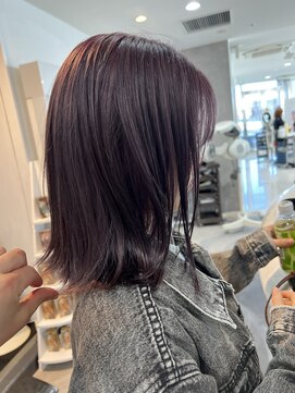 エアー 青山(AIR) ダークバイオレット/ダークパープル/暗髪/髪質改善