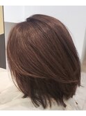 立体感を出し白髪をぼかすメッシュ&アディクシーカラー☆彡