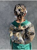 成人式ヘアセット成人式着付振袖ヘア成人式前撮りヘアアレンジ