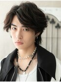 20代30代かき上げワイルド伸ばしかけメンズショートF草加