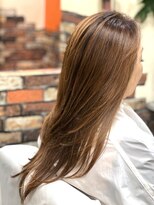 ティービーケー 鶴見店(TBK) ロングヘア 白髪ぼかし ソンブレバレイヤージュ