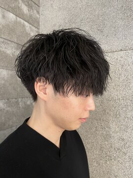 ニアウ 伊勢崎連取店(Niau) メンズマッシュツイストスパイラルパーマメンズパーマ