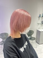 プライズ 成増店(prize)&nbsp;ホワイトピンクペールピンク ダブルカラー成増