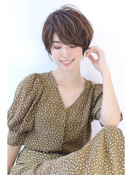 オーロ 塚口店(ORO) ワイドバング外ハネボブ美髪ヘア