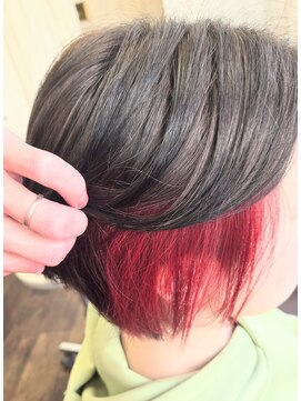 リスキーズ(RISKY'S) グレー×レッド