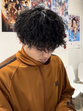 オーシャントーキョー 原宿(OCEAN TOKYO) 波巻きパーマシャドウパーマスパイラルパーマツーブロック