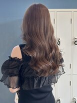 プラス ファースト ヘア(Plus 1st)&nbsp;オリーブベージュ×水光巻きムルグァンモリ