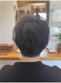 クセ毛を活かしたベリーショートヘア