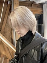 マニア(mania.)&nbsp;メンズハイトーンホワイトミルクティーケアブリーチミディアム