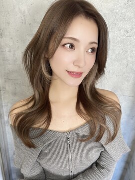 アイリス(AIRIS) インナーカラー ブリーチ ハイトーンベージュ 韓国くびれヘア