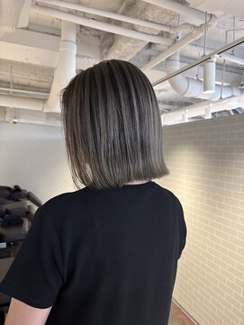 岡山　ショートバレイヤージュ