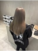 オリーブベージュ・髪質改善・ブリーチ無し[ 豊見城 ]