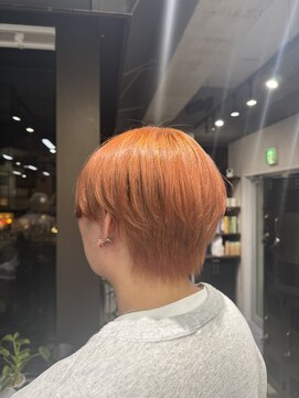 メンズカラー/オレンジベージュ/ダブルカラー[町田駅]