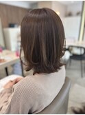 ミディアム×レイヤー×髪質改善カラー