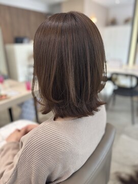 ミディアム×レイヤー×髪質改善カラー