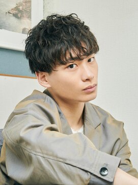 カインド 南青山(hair&make up KIND) シャドウパーマ/マッシュレイヤー/黒髪/30代/men's