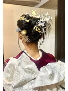 アビリティ ヘアー(ability hair) 和装　成人式　リボンアップヘアースタイル