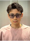 無造作ショート /神田/メンズ/バーバー/理容室/メンズカット