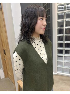 ヨーク(yoke) ミディアムパーマ/ボブパーマ/オリーブグレージュ