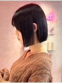 ミニボブレイヤー/レイヤーカット/ショートボブ/顔周り韓国/渋谷