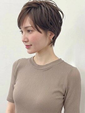 カバーヘア ブリス 上尾西口店(COVER HAIR bliss) クールショートレイヤー/似合わせカット/小顔ヘア30代40代p上尾