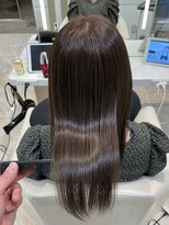 ケンジ 平塚 アネッタ(KENJE annetta)&nbsp;艶髪ストレート　髪質改善カラー　髪質改善トリートメント