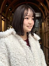 オックスクリエーション OX CREATION 小倉&nbsp;ブリーチカラー/柔らかブラウン/就職向けカラー/ボブ/20代30代