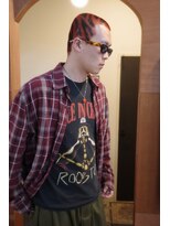 エディ(Edy)&nbsp;バズカットケアブリーチダブルカラーデザインカラータイガー坊主