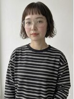 キビト(kibito) 新宿若松河田曙橋オン眉ワンレンミニボブパーマ20代30代40代